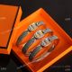 2023 New Copy Hermes Mini Clic Chaine d'Ancre Narrow bracelet Ivory Enamel (7)_th.jpg
